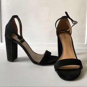 Merona Black Suede High Heels